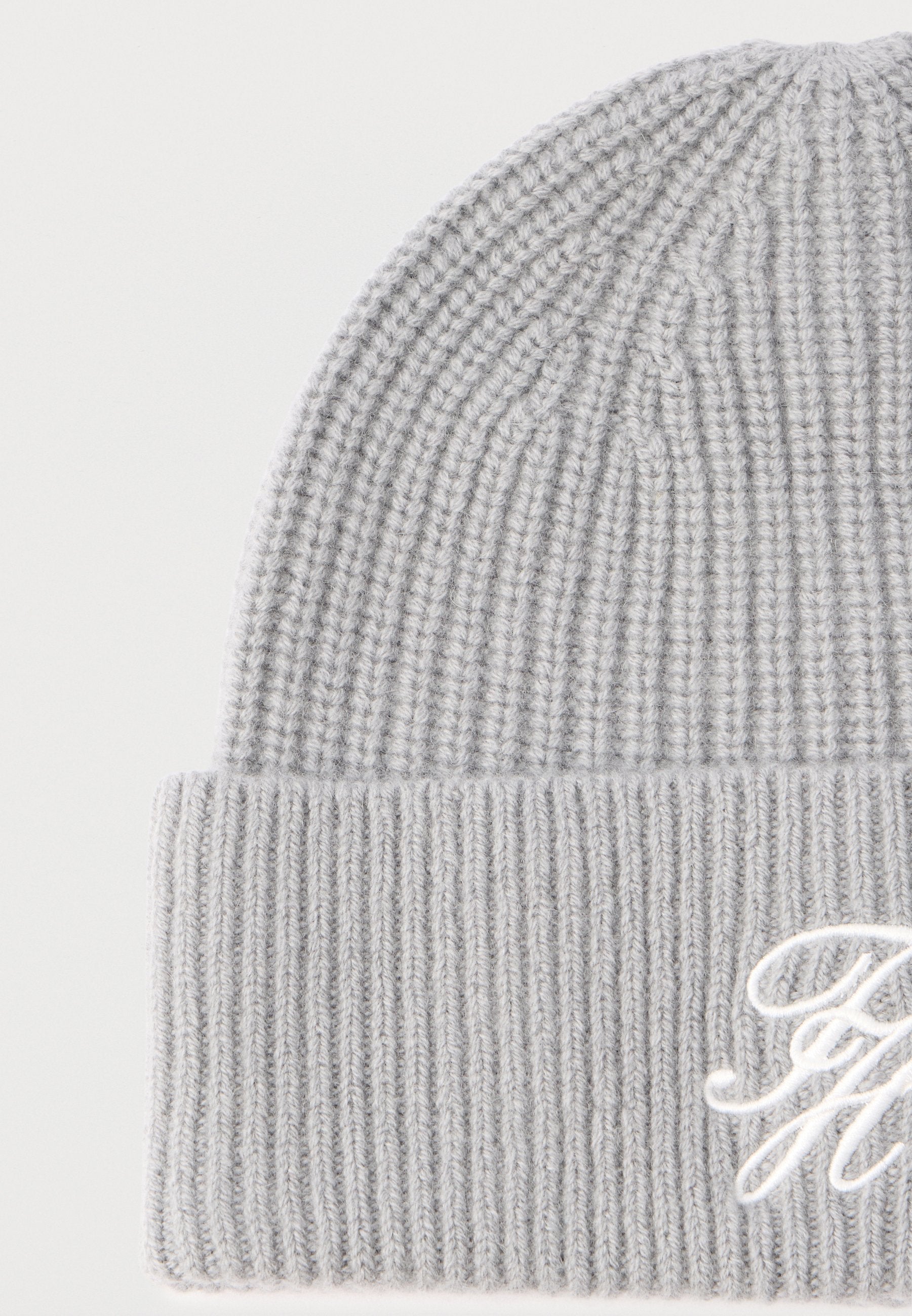 CASHMERE BLEND LOGO EMBROIDERY BEANIE Media 4
