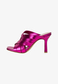 s.Oliver Heeled mules - pink metallic