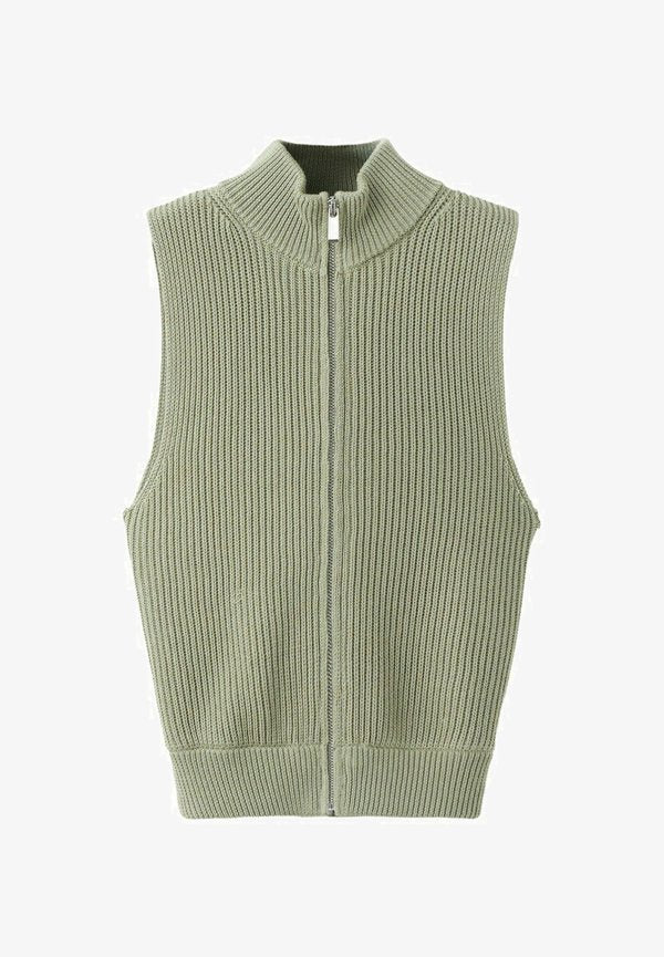 Mango Waistcoat - khaki