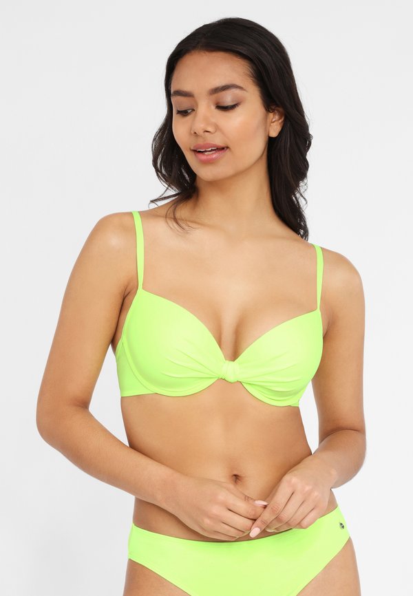 s.Oliver PADD WIRE - Bikini top - lime