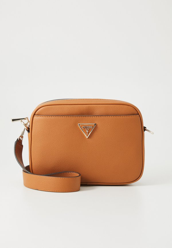 Guess MERIDIAN - Cross body bag - cognac