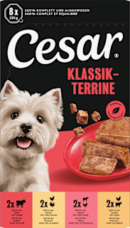 Nassfutter Hund Klassiker Selektion Multipack (8x150 g) Cesar