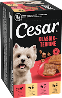 Nassfutter Hund Klassiker Selektion Multipack (8x150 g) Cesar