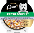 Nassfutter Hund mit Ente, Reis & Karotten, fresh bowls Cesar