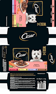 Nassfutter Hund Selektion in Sauce, Multipack (12x100 g) Cesar