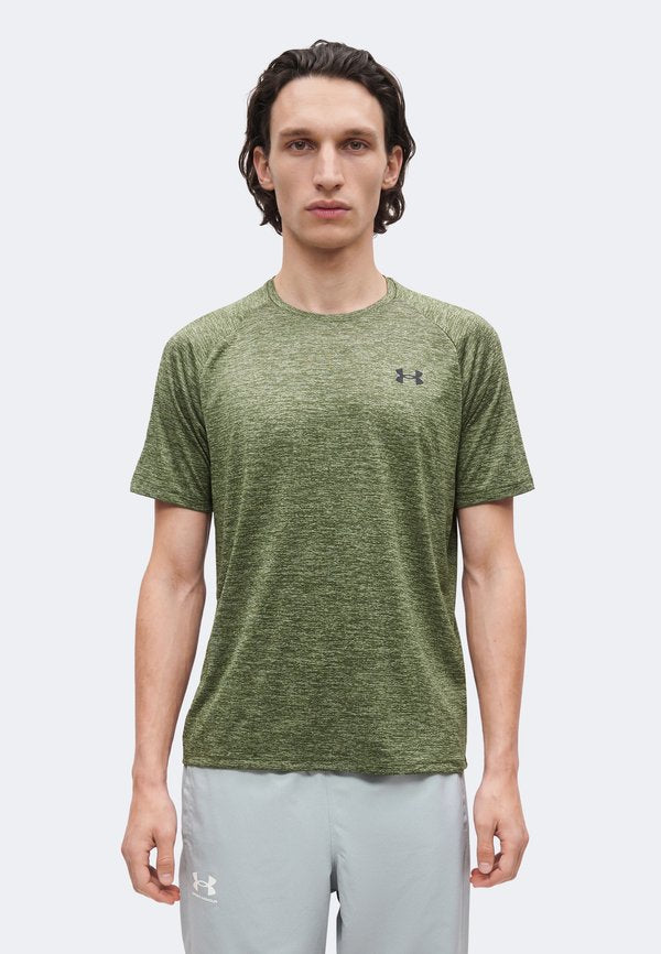 Under Armour TECH 2.0 - Sports T-shirt - marine od green/black