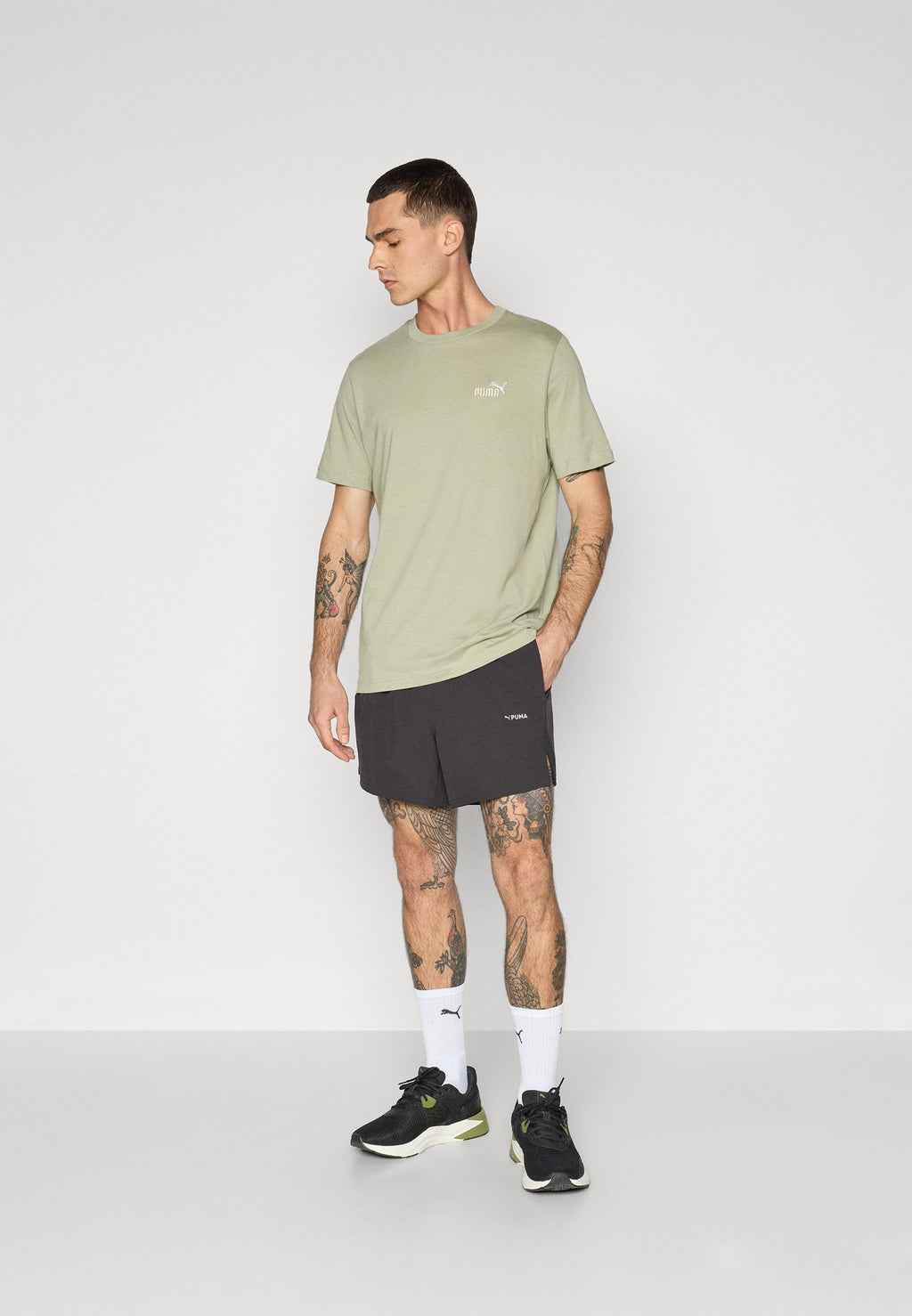 Puma 2 COLOR SMALL NO. 1 LOGO TEE