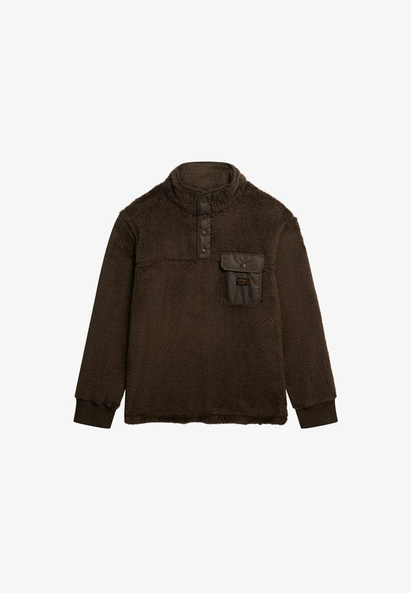 Superdry & Co Fleece jumper - slate brown