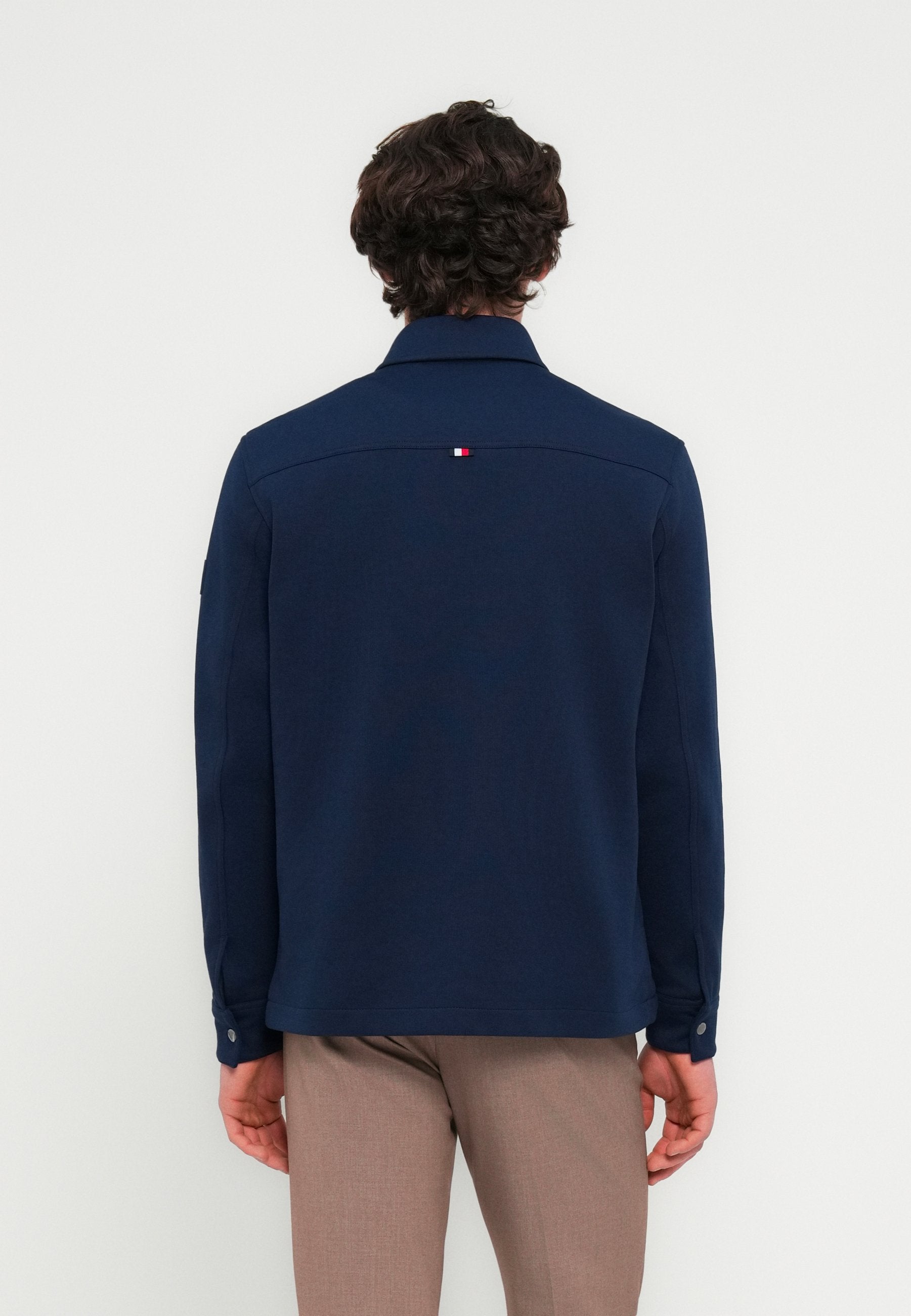 FLAP POCKET INTECHNO KNIT SHIRT JACKET Media 4