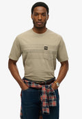 Superdry & Co Print T-shirt - washed vintage khaki