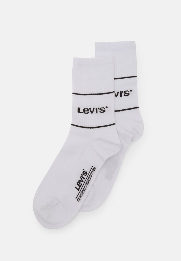 Levi's® SHORT CUT LOGO SPORT UNISEX 2 PACK - Socks - white