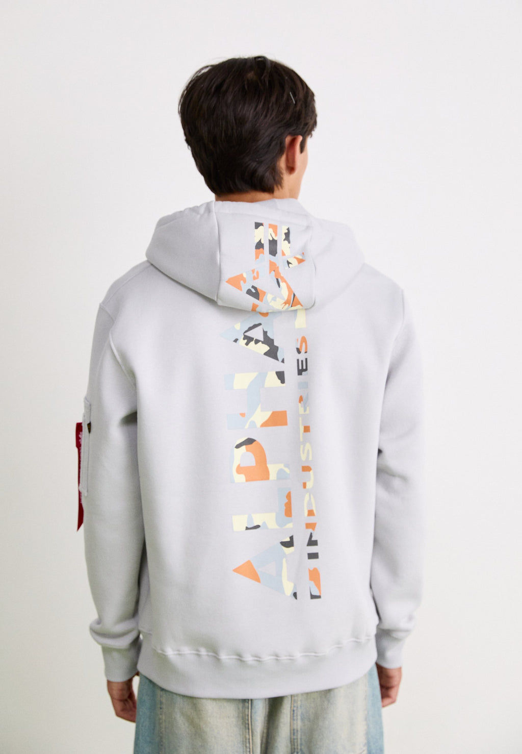 Alpha Industries BACK PRINT HOODY CAMO PRINT