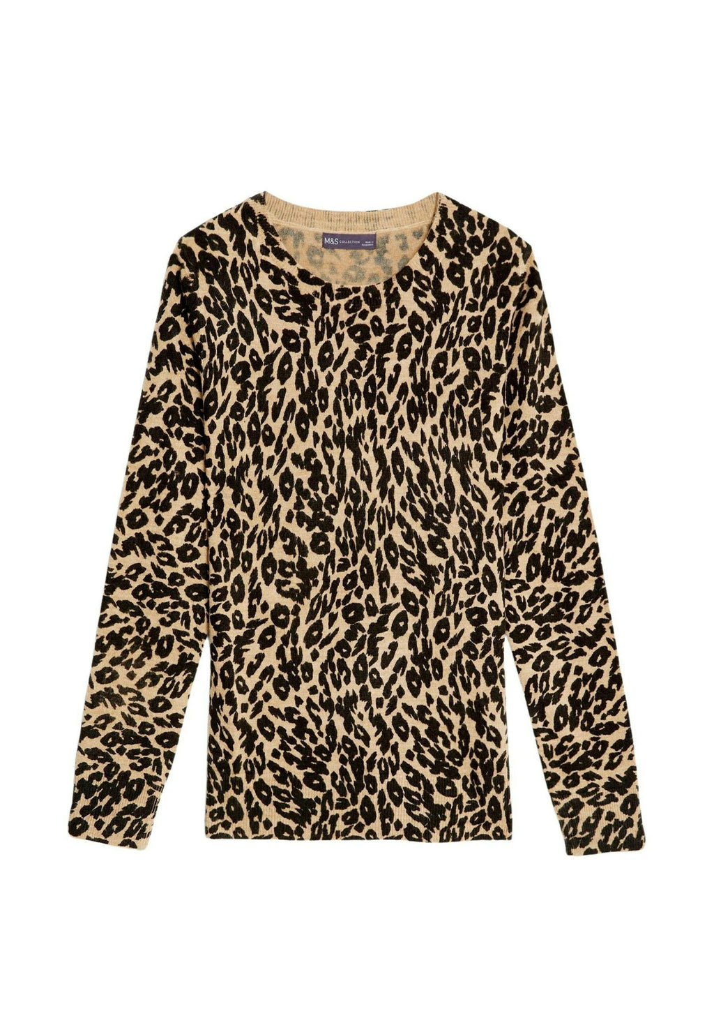 Marks & Spencer SUPERSOFT ANIMAL PRINT CREW NECK