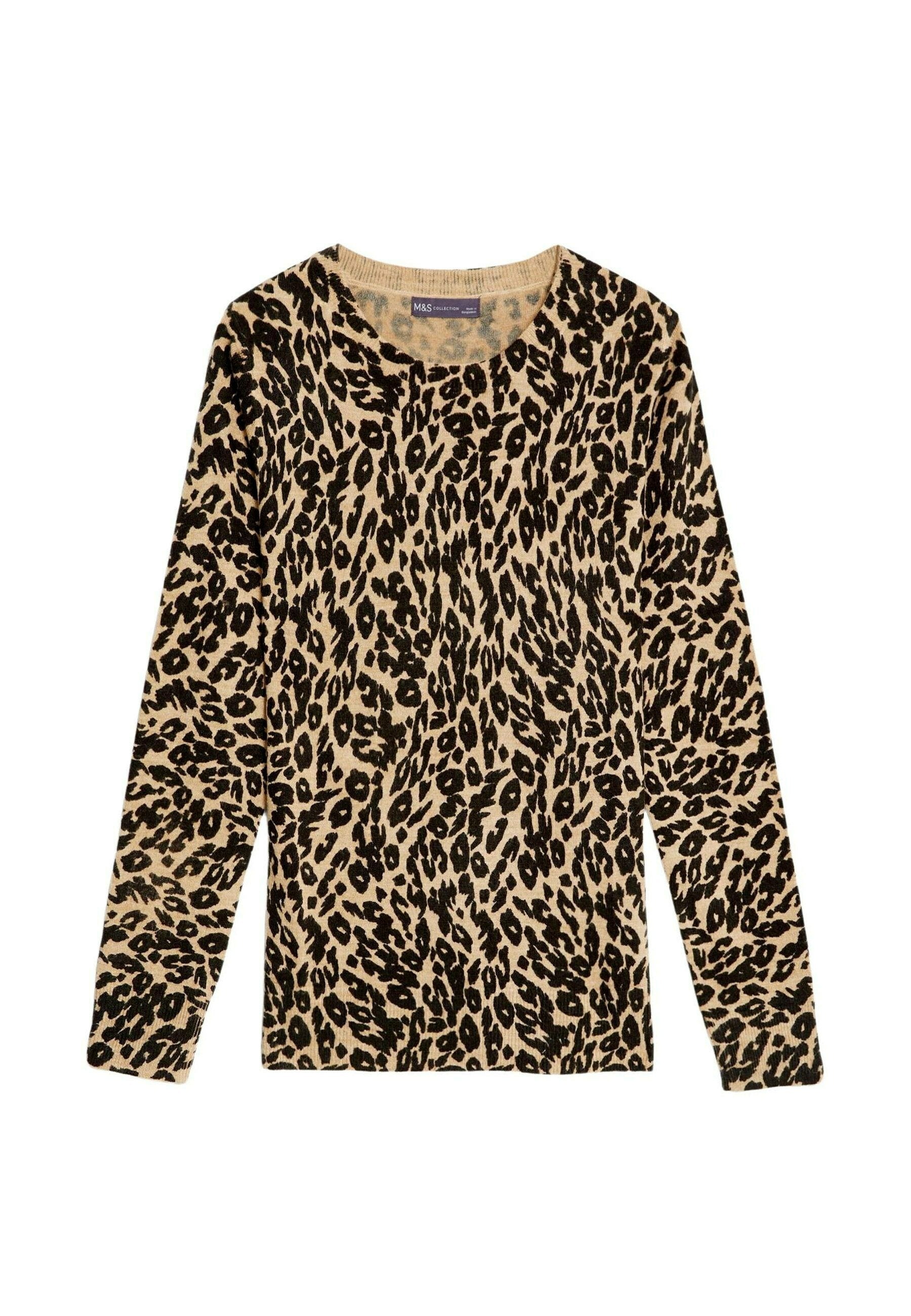 Marks & Spencer SUPERSOFT ANIMAL PRINT CREW NECK