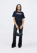 Tommy Jeans HIGH RISE FLARED BLACK JEANS