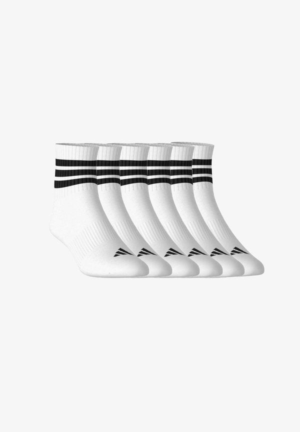 adidas Performance 3S ESS C MID CUT UNISEX 6 PAAR  - Sports socks - white