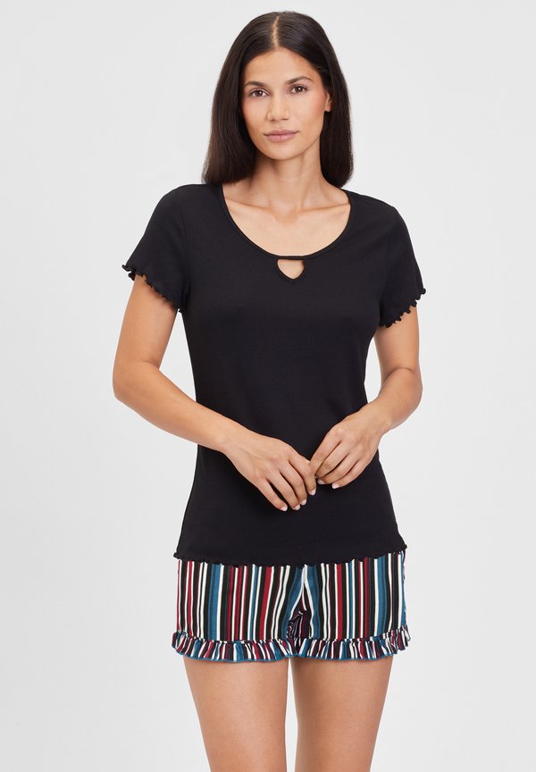 s.Oliver Pyjama top - schwarz