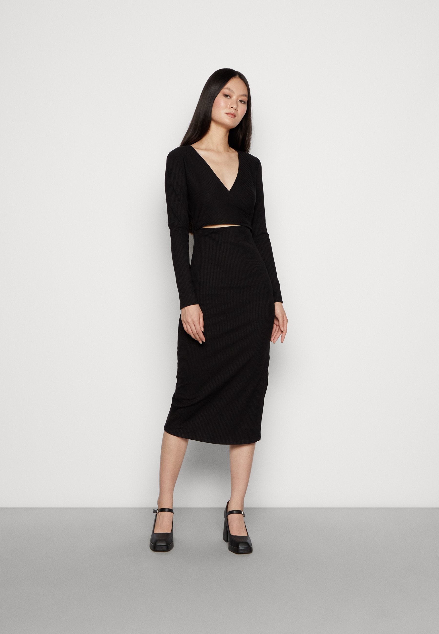Forever New WRAP MIDI DRESS