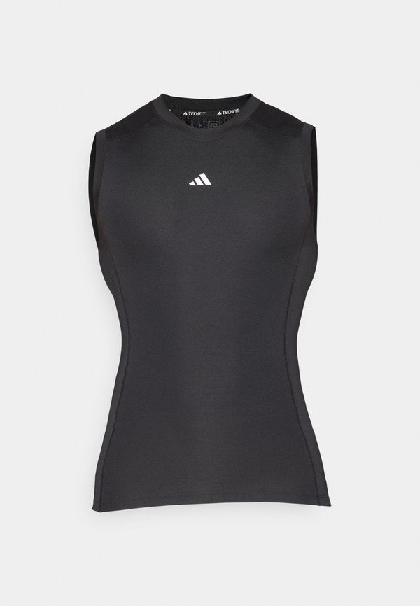 adidas Performance TECHFIT COMPRESSION TRAINING SLEEVELESS - Undershirt - black