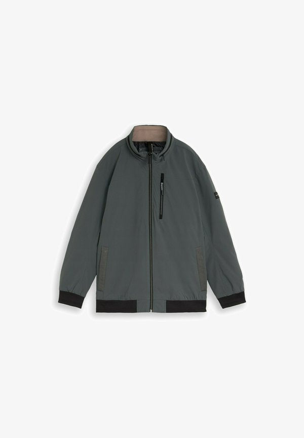 TOM TAILOR TOM TAILOR JACKEN PLUS SIZE - BLOUSON JACKE MIT VERSTAUBARER KAPUZE - Outdoor jacket - darkest olive