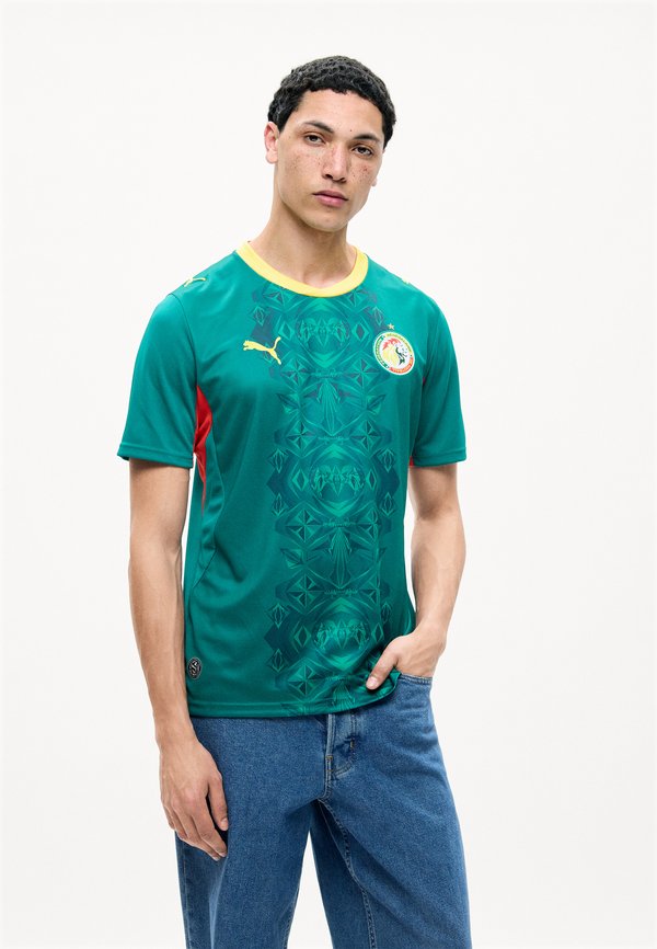 Puma SENEGAL FSF AWAY REPLICA  - Football jersey - wild green/red