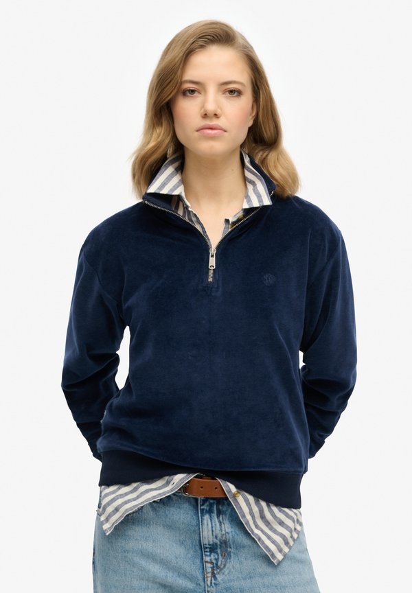 Superdry & Co HALF ZIP - Sweatshirt - richest navy