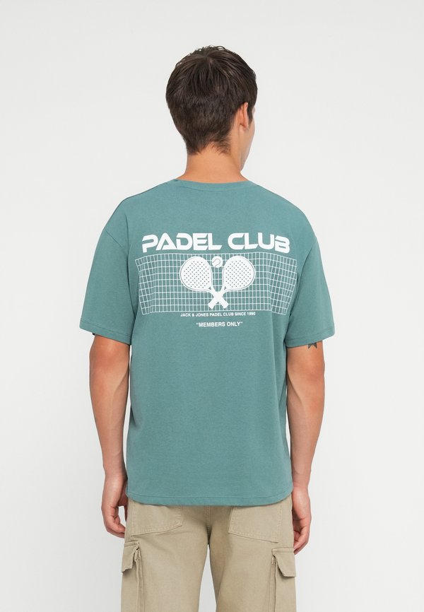 Jack & Jones T- - Print T-shirt - sagebrush green