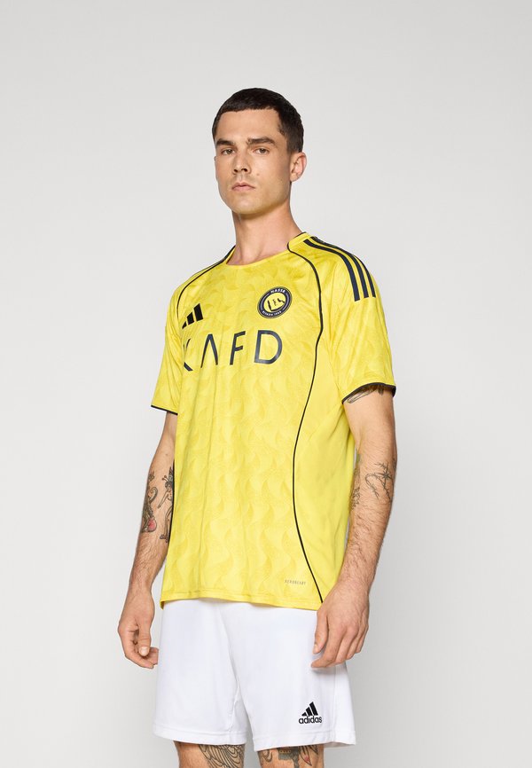 adidas Performance AL NASSR FC 2025/2026 HOME REPLICA JERSEY - Club wear - impact yellow/night indigo