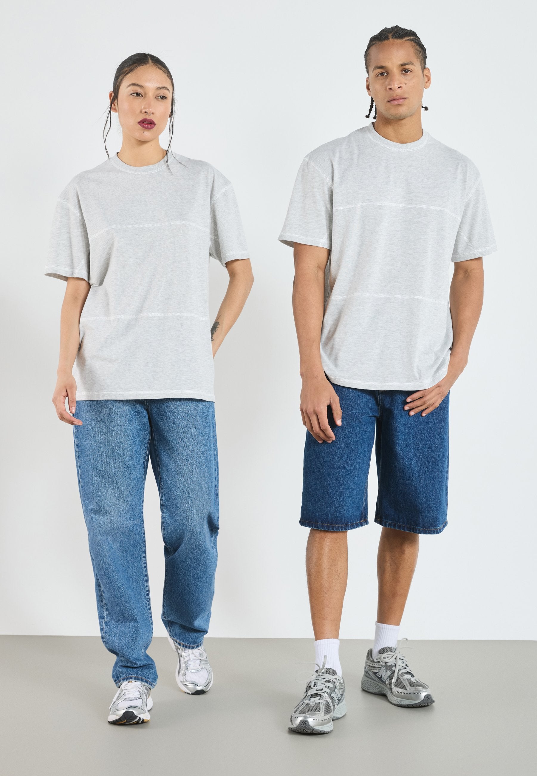 YOURTURN OVERSIZED FIT OVERLOCK STITCHING