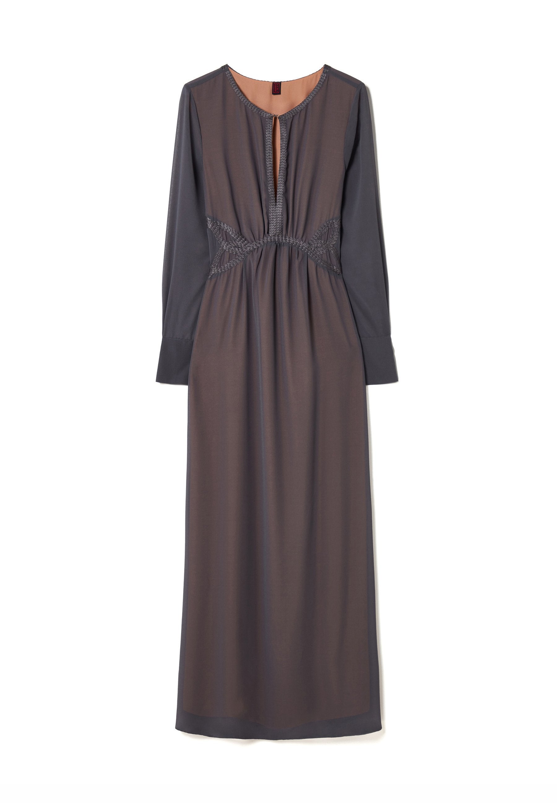 Stefanel LONG EMPIRE-STYLE WITH EMBROIDERY