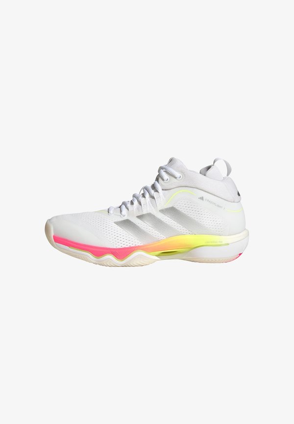 adidas Performance ADIDAS PERFORMANCE CRAZYFLIGHT 7 SHOES - Volleyball shoes - cloud white tech/grey metallic  solar turbo
