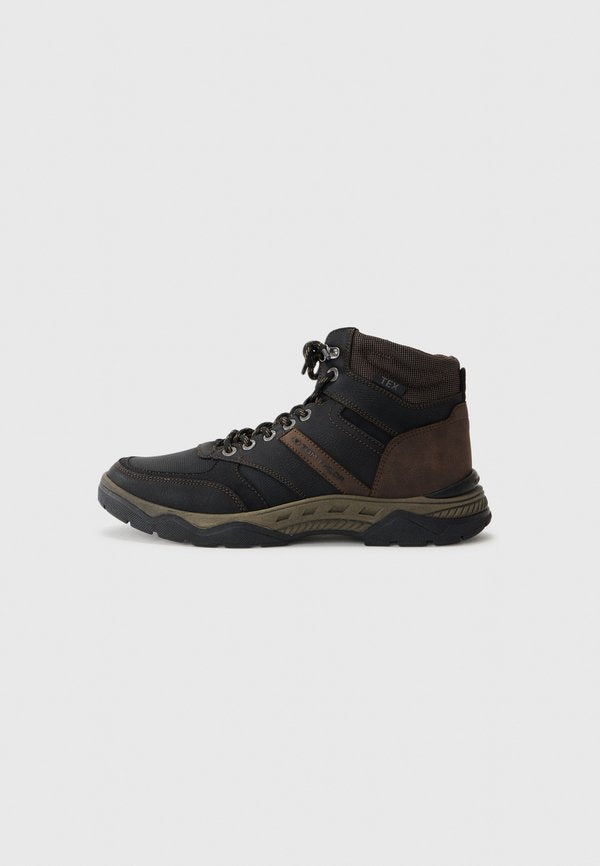 TOM TAILOR Lace-up ankle boots - black