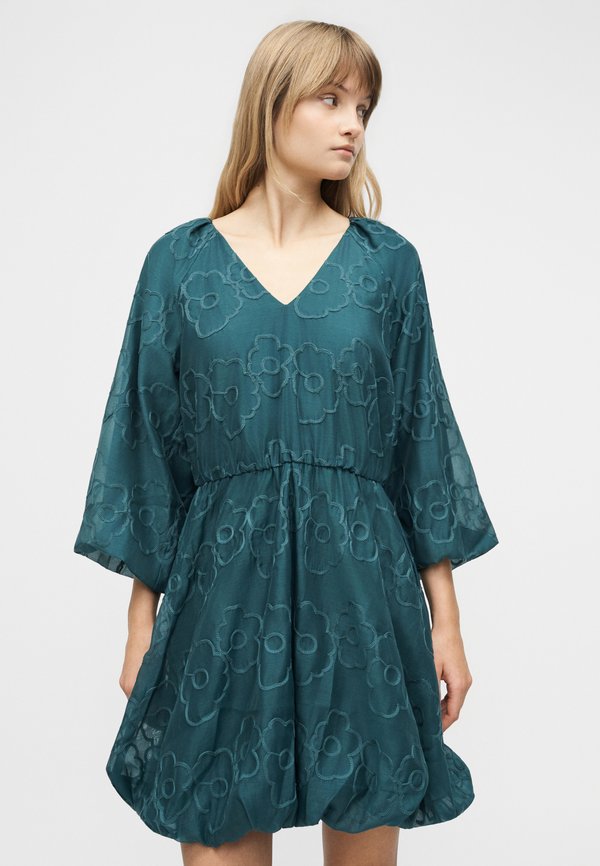 YAS YASFLORINA BUBBLE HEM DRESS