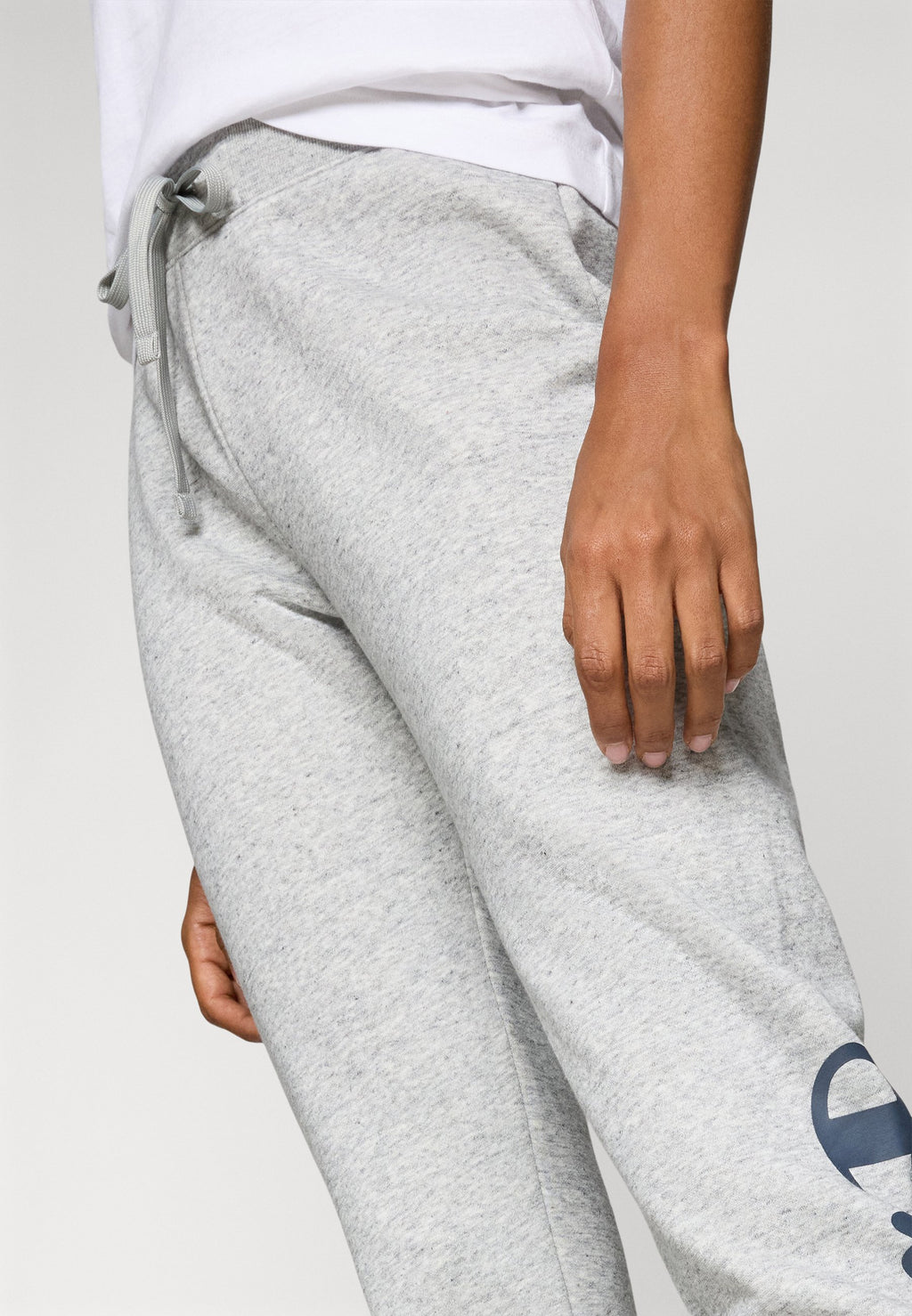 Champion BASICS CUFF PANTS LARGE LOGO