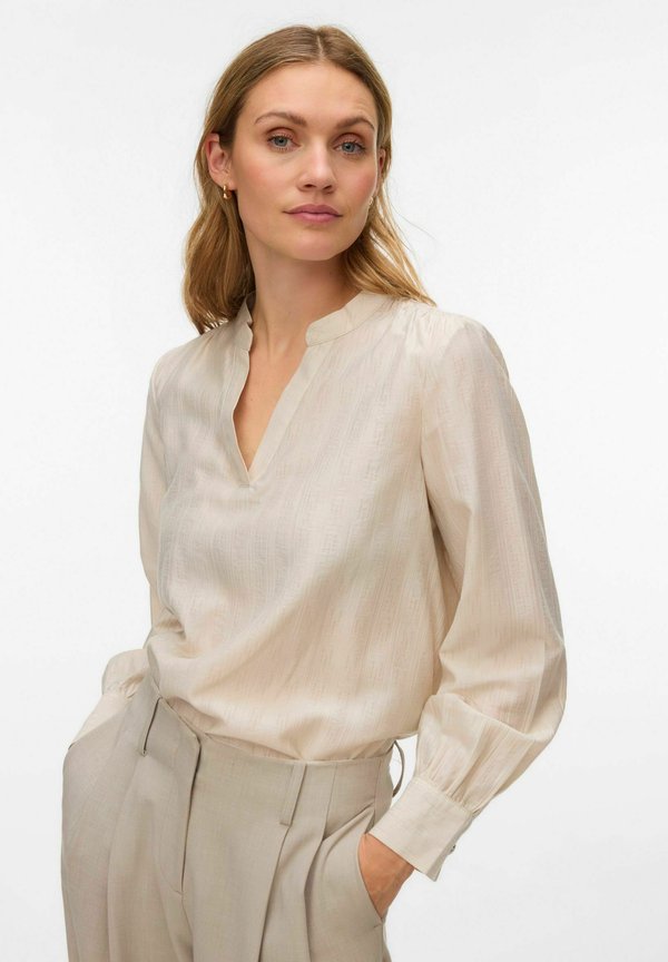 Vero Moda VMSALLY - Blouse - pumice stone