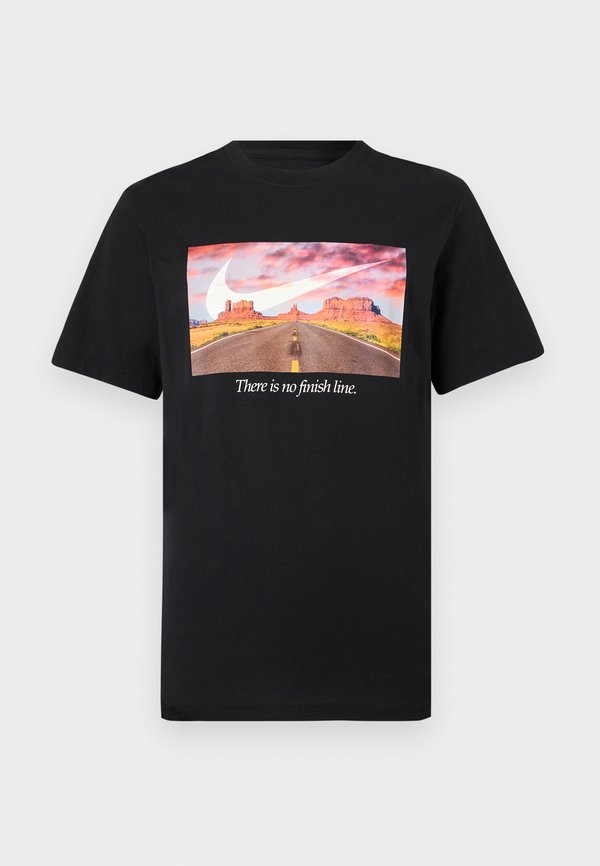 Nike Sportswear CLUB TEE PHOTO - Print T-shirt - black