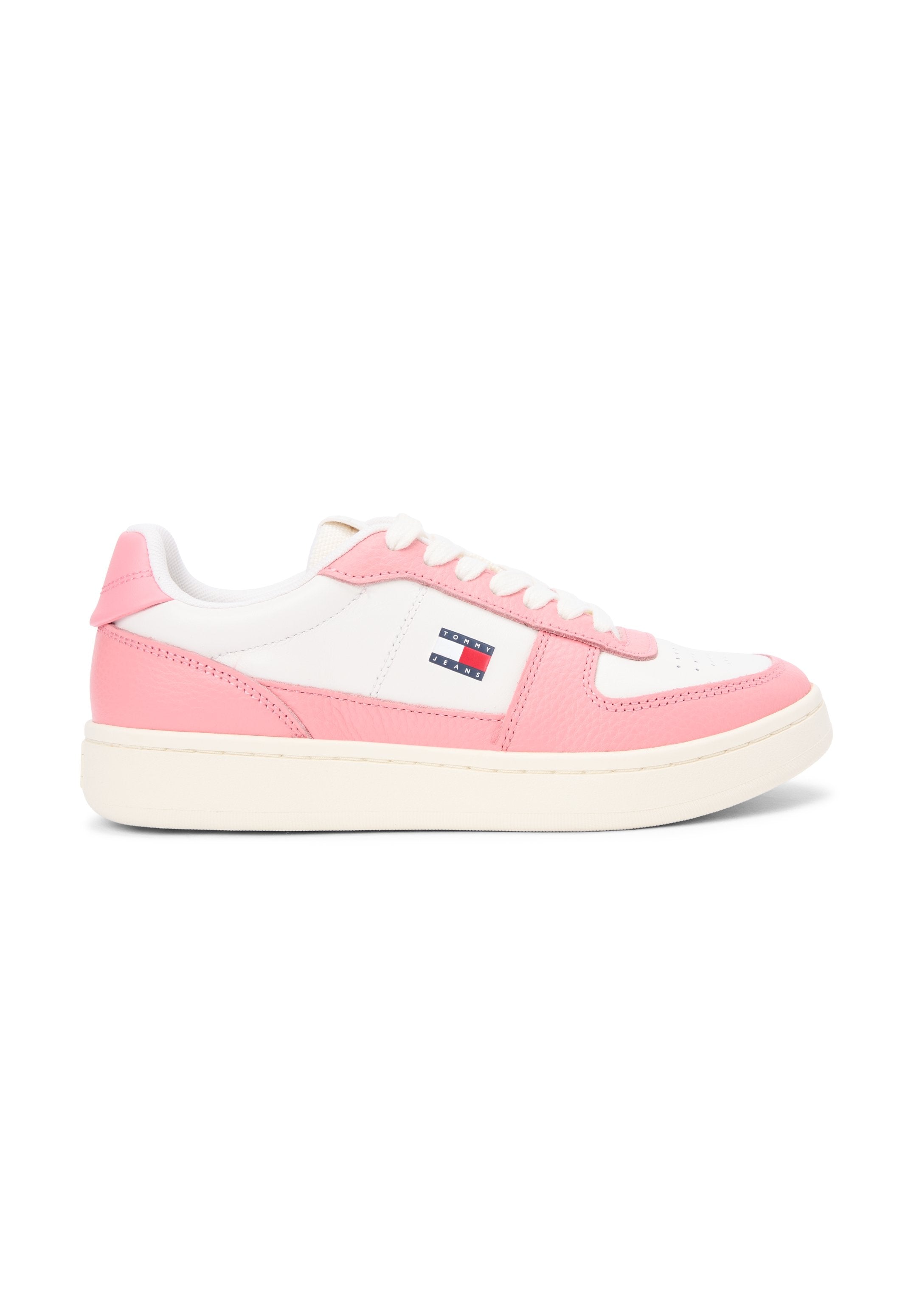 Tommy Jeans RETRO LEATHER ARCHIVE COURT TRAINERS