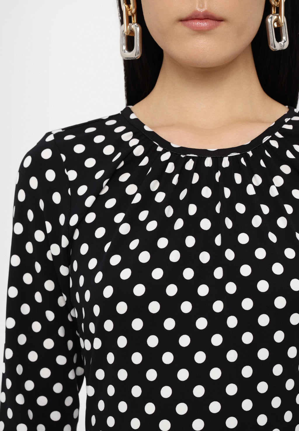 MICHAEL Michael Kors DOT RUCHED MINI DRESS