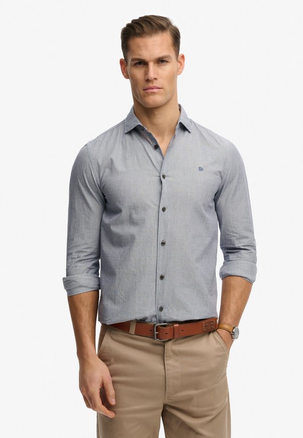Superdry & Co Shirt - end on end grey blue