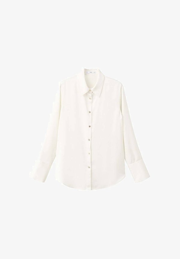 Mango Button-down blouse - ecru