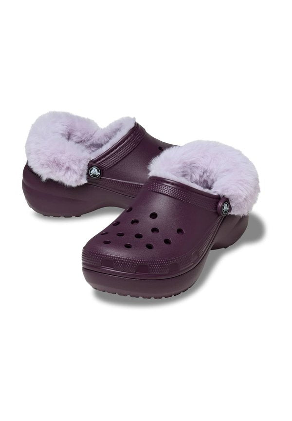 Crocs PLATFM LINED FUZZ STRAP