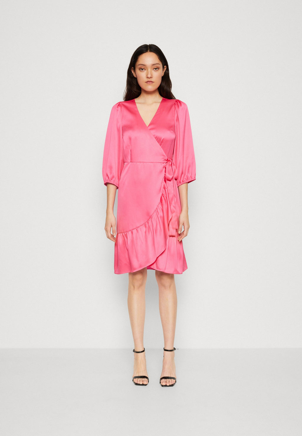 VILA VIKARI V NECK WRAP SHORT DRESS