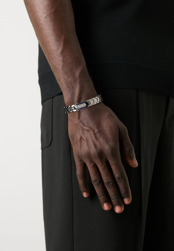 Tommy Hilfiger PARKER - Bracelet - silver-coloured/blue