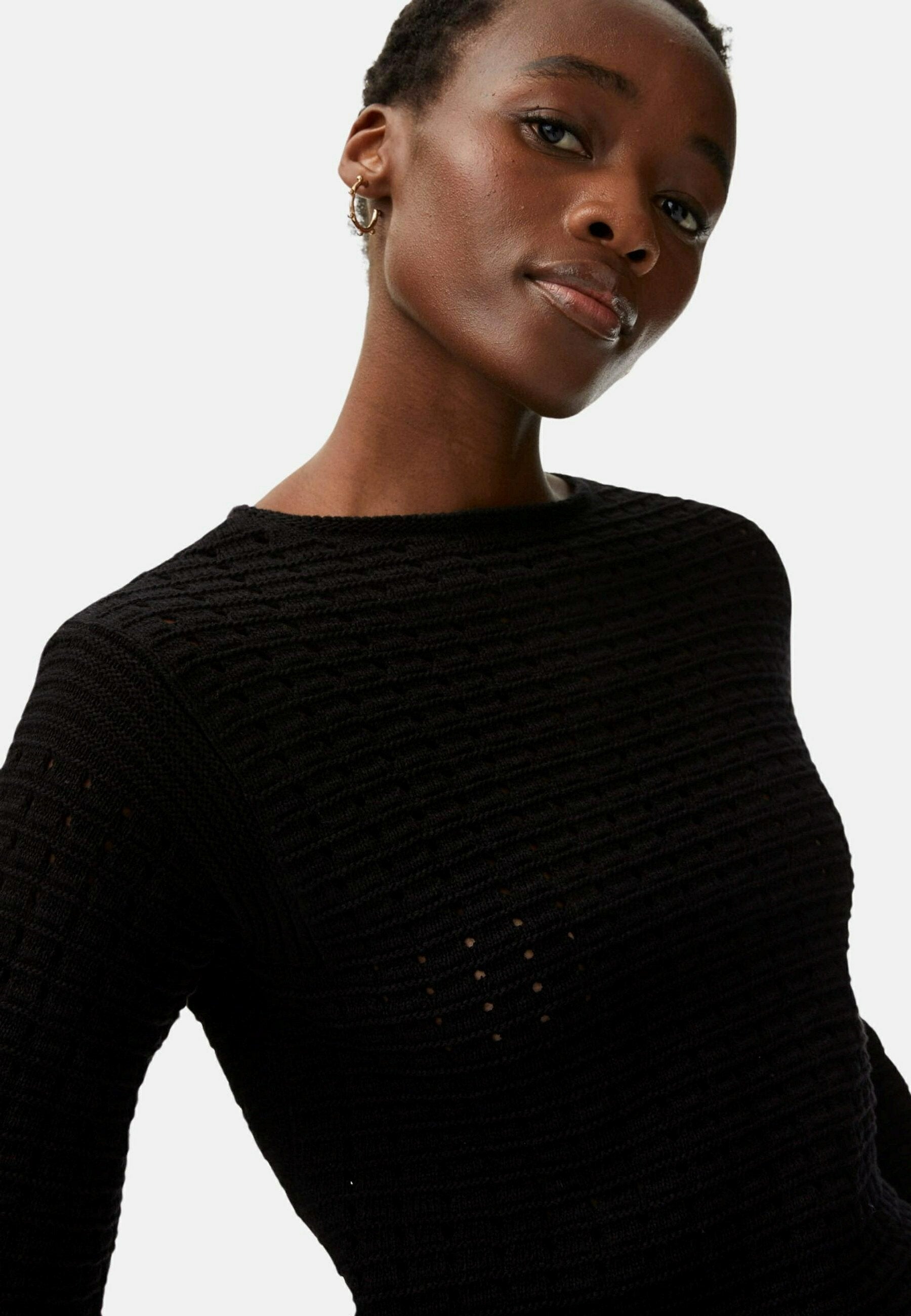 Marks & Spencer TEXTURED CREW NECK KNITTED
