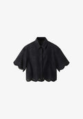 Mango ADULT - Button-down blouse - black