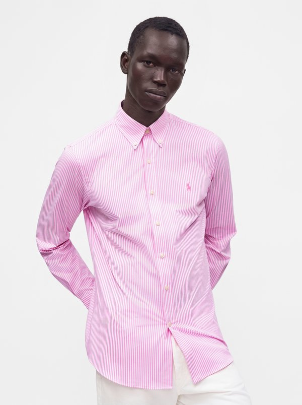 Polo Ralph Lauren CUSTOM FIT STRIPED STRETCH POPLIN SHIRT