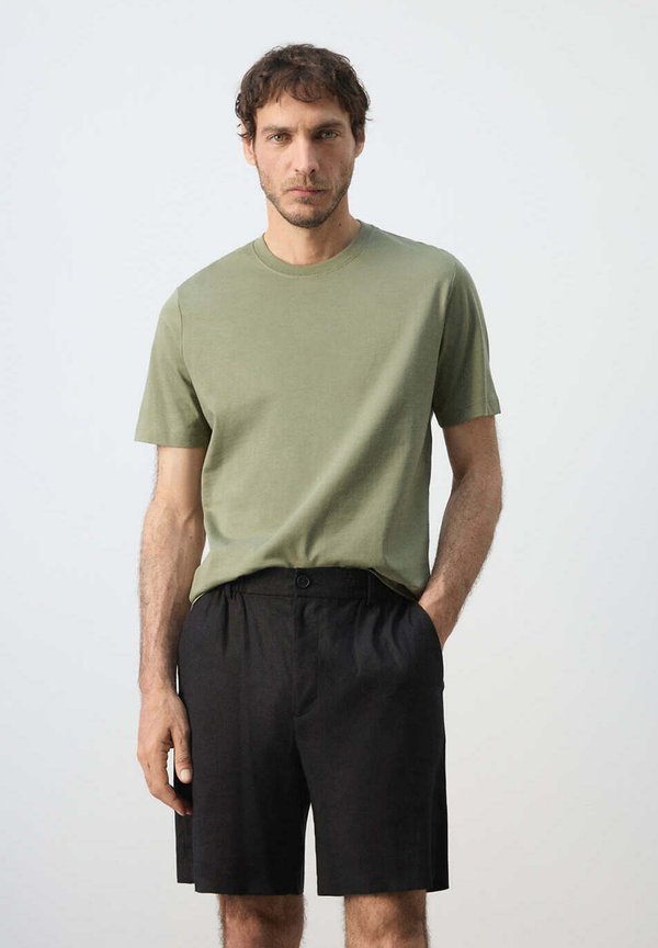 Mango ADULT - Basic T-shirt - khaki