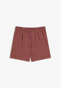 Bershka TEXTURED PLUSH - BERMUDA SHORTS 01397238 - Shorts - bordeaux