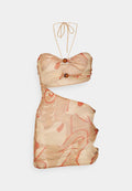 Jaded London BEAD DETAIL DRAPED MINI DRESS