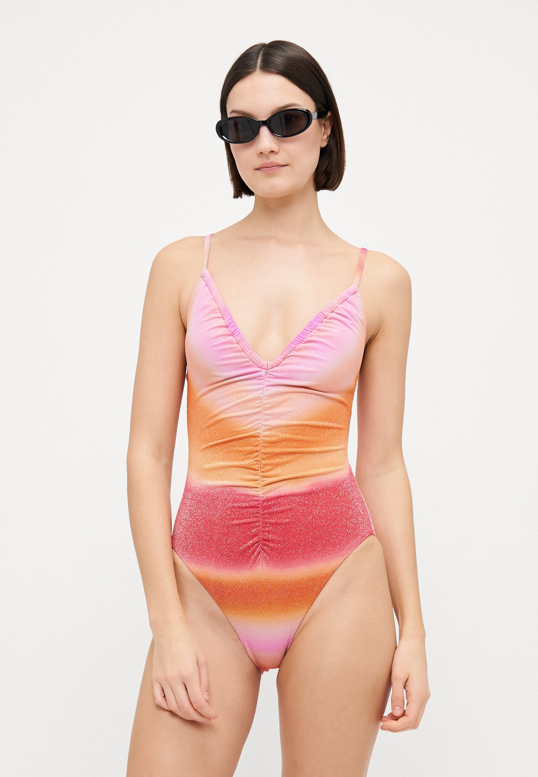 SPECTRUM DRAWSTRING V NECK ONE PIECE Media 2